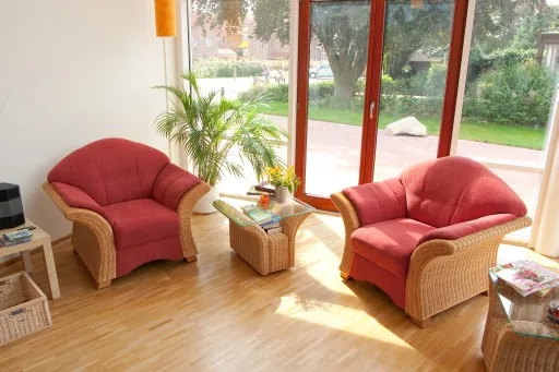 Blick aus dem Kaminzimmer